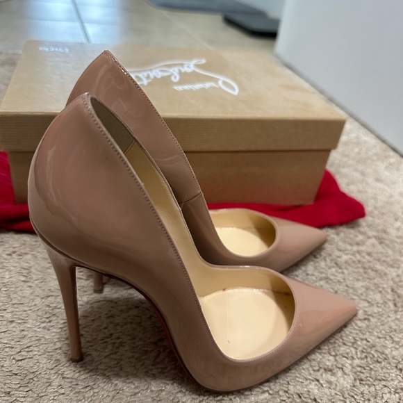 Christian Louboutin So Kate 120 mm Pumps - Patent calf - Nude - Picture 2 of 6